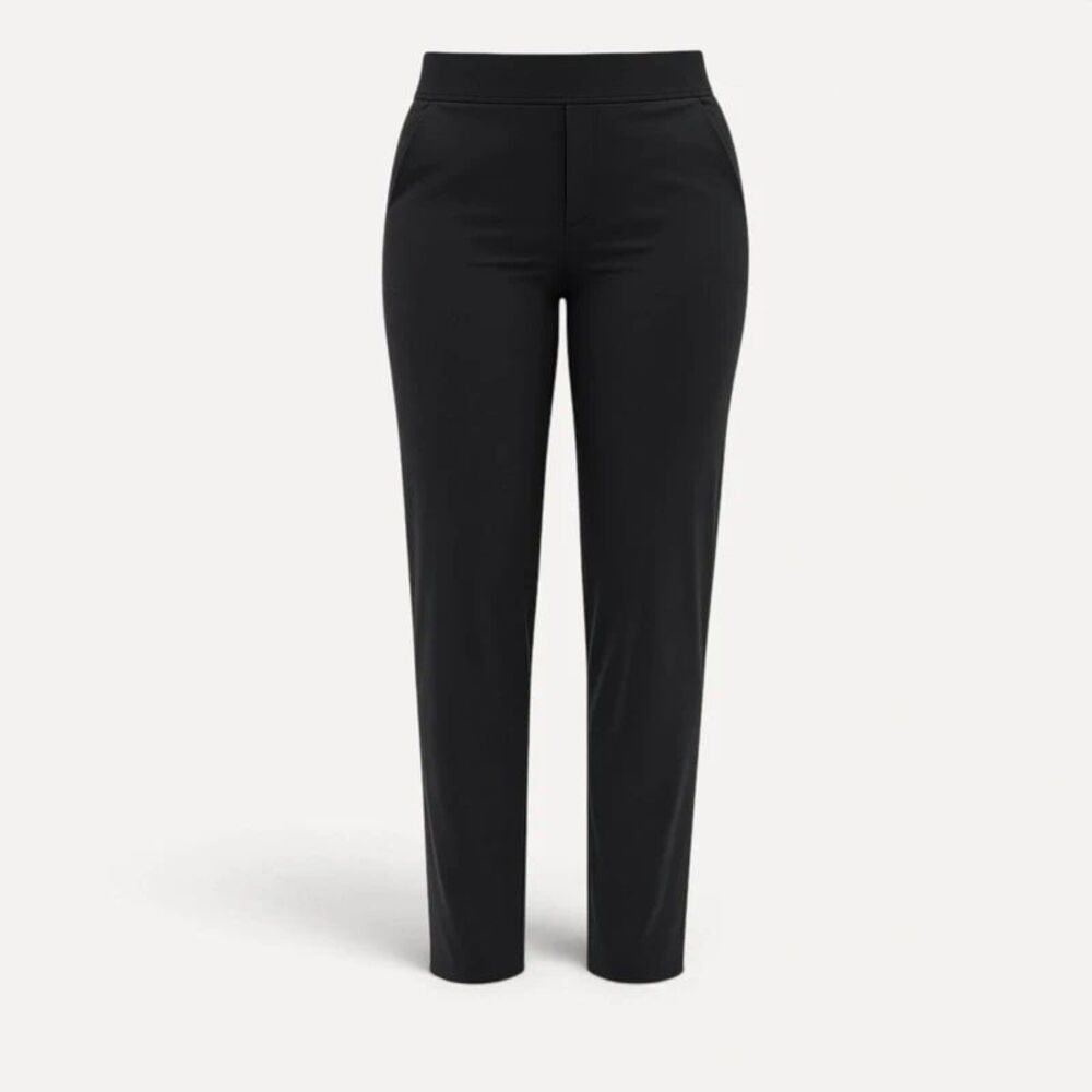 Athletic Black Brooklyn Mid-Rise Ankle Pants  18